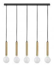  83206LCB - Large Five Light Linear Chandelier