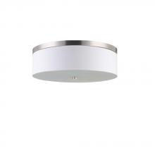  208FM03BS-WH - Avista Zen Flush Mount 3-Light White