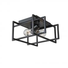  A4712BK - Avista Korson 12" Flush Mount Black 2-Light