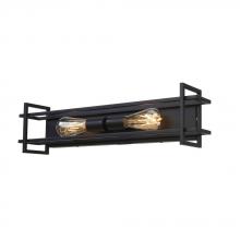  A4724BK - Avista Korson 24" 2- Light Black Vanity Wall Light