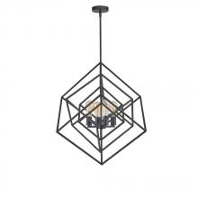  A5924BK - Avista Geometric 24" Chandelier Black