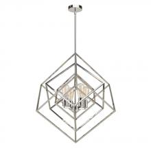  A5924PN - Avista Geometric 24" Chandelier Polished Nickel