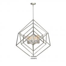  A5930BN - Avista Geometric 30" Chandelier Brushed Nickel