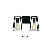  A8515BK - Avista Dalton Vanity Wall Light 2-Light