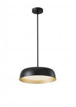  LIT7632BK0GD-5CCT - 16", 24 W 5CCT Pendant (2700K, 3000K, 4000K, 5000K, 6000K ), initial lumens:2600LM delivered;240