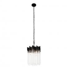  309P03MBFG - Matrix 3-Lt Pendant - Matte Black/French Gold