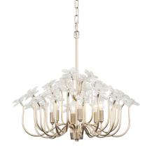  378C06GDAR - Wildflower 6-Lt Chandelier - Gold Dust/Artifact