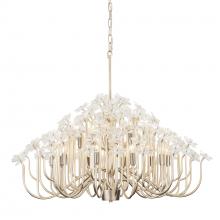  378C15GDAR - Wildflower 15-Lt Chandelier - Gold Dust/Artifact