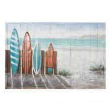  4DWA0120 - Surfer's Paradise Mixed-Media Wall Art