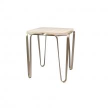  525TE24A - Devereaux Side Table - Chablis Silver