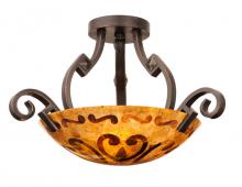  4269PS/ECRU - Ibiza 23 Inch Semi Flush Mount