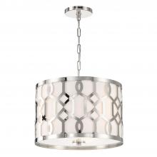  2265-PN - Libby Langdon Jennings 3 Light Polished Nickel Chandelier