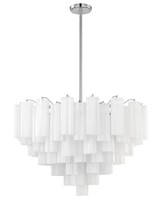  ADD-316-CH-WH - Addis 16 Light Polished Chrome Chandelier