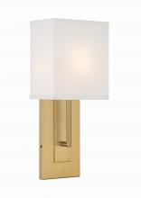  BRE-A3631-VG - Brent 1 Light Vibrant Gold Sconce