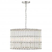  ELL-B3006-PN - Libby Langdon Elliot 6 Light Polished Nickel Chandelier