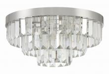  HAY-1403-PN - Hayes 8 Light Polished Nickel Flush Mount