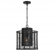  JAY-A5001-MK - Jayna 1 Light Matte Black Mini Pendant