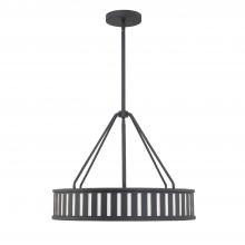  KEN-8304-BF - Kendal 4 Light Black Forged Chandelier