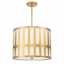  ROY-809-GA - Royston 5 Light Antique Gold Chandelier