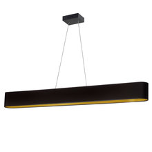  AUB-R5030HP-MB-698 - 30W Horiz Pendant, BLK/GLD shade, MB