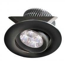  SMP-LED-8-BK - 24V DC,8W Blk Adjust Mini LED Pot Light