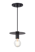 Matteo Lighting C54911BK - Kasa Black Pendant