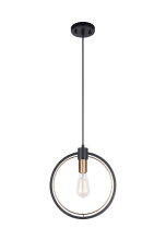 Matteo Lighting C78601BK - Odyssey Black Pendant