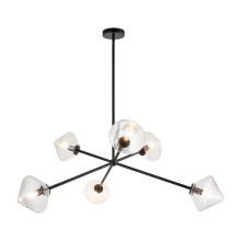 Matteo Lighting C81746BKCL - Novo Black Pendant