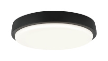 Matteo Lighting M16112MB - Zane Matte Black Flush Mounts