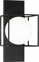  S03811BK - Squircle Wall Sconce