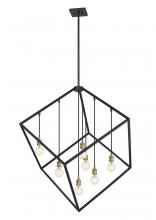  478P44-BRZ-OBR - 7 Light Chandelier