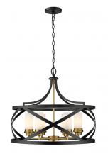  481P24-MB-OBR - 6 Light Chandelier