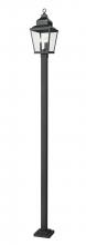 Z-Lite 5029PHBS-536P-BK - 3 Light Outdoor Post Mounted Fixture