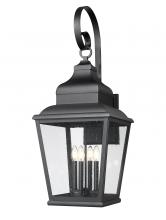 Z-Lite 5029XL-BK - 4 Light Outdoor Wall Light