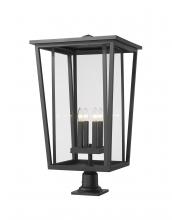  571PHXXLR-533PM-BK - 4 Light Outdoor Pier Mounted Fixture