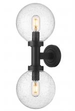  599M2-BK - 2 Light Outdoor Wall Light