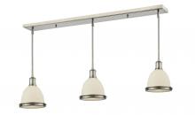  714MP-3BN - 3 Light Linear Chandelier