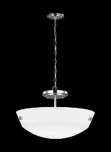  7715202-05 - Two Light Semi-Flush Convertible Pendant