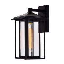  0417W7-1-101 - Crawford 1 Light Black Outdoor Wall Light