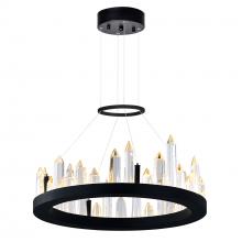  1043P16-101 - Juliette LED Chandelier With Black Finish