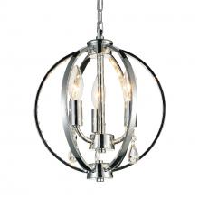  5025P10C-3 - Abia 3 Light Up Mini Pendant With Chrome Finish