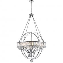  9957P42-12-601 - Arkansas 12 Light Chandelier With Chrome Finish