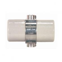  80/1080 - Twin Porcelain Socket With Double Bushing Strap; Glazed; 660W; 250V; 100 Bulk Master