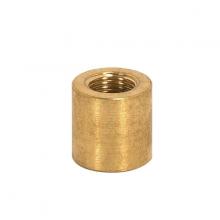  90/2157 - Brass Coupling; Unfinished; 5/8" Long; 5/8" Diameter; 1/8 F x 1/4 F