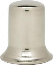  90/2454 - Steel Finial; 1/4-27; 1" Diameter; Nickel Plated