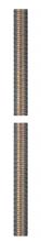 Satco Products Inc. 90/2623 - 1/9 IP Steel Nipple; Yellow Zinc Plated; 60" Length; 3/8" Wide