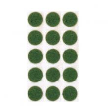  90/487 - Green Felt; 1/2" Dots; Sold By Roll Only (1000 per Roll)