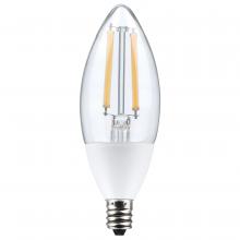  S11477 - 5 Watt B11; Dusk to Dawn LED; 2700K; Candelabra Base; 120 Volt; 90 CRI; With Photocell