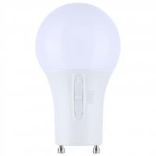 Satco Products Inc. S12144 - 9.5 Watt LED; A19; 27K/3K/35K/4K/5K; GU24 Base; 120 Volt