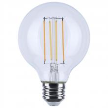 Satco Products Inc. S12152 - 8 Watt LED G25; 3000K-2000K Warm Dimming; Medium Base; Clear Finish